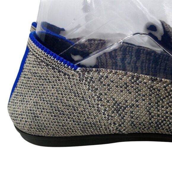 Rothys The Loafer Gray Heathered Flats Shoes Size 7.5 Round Toe Slip On Comfort - Picture 12 of 13